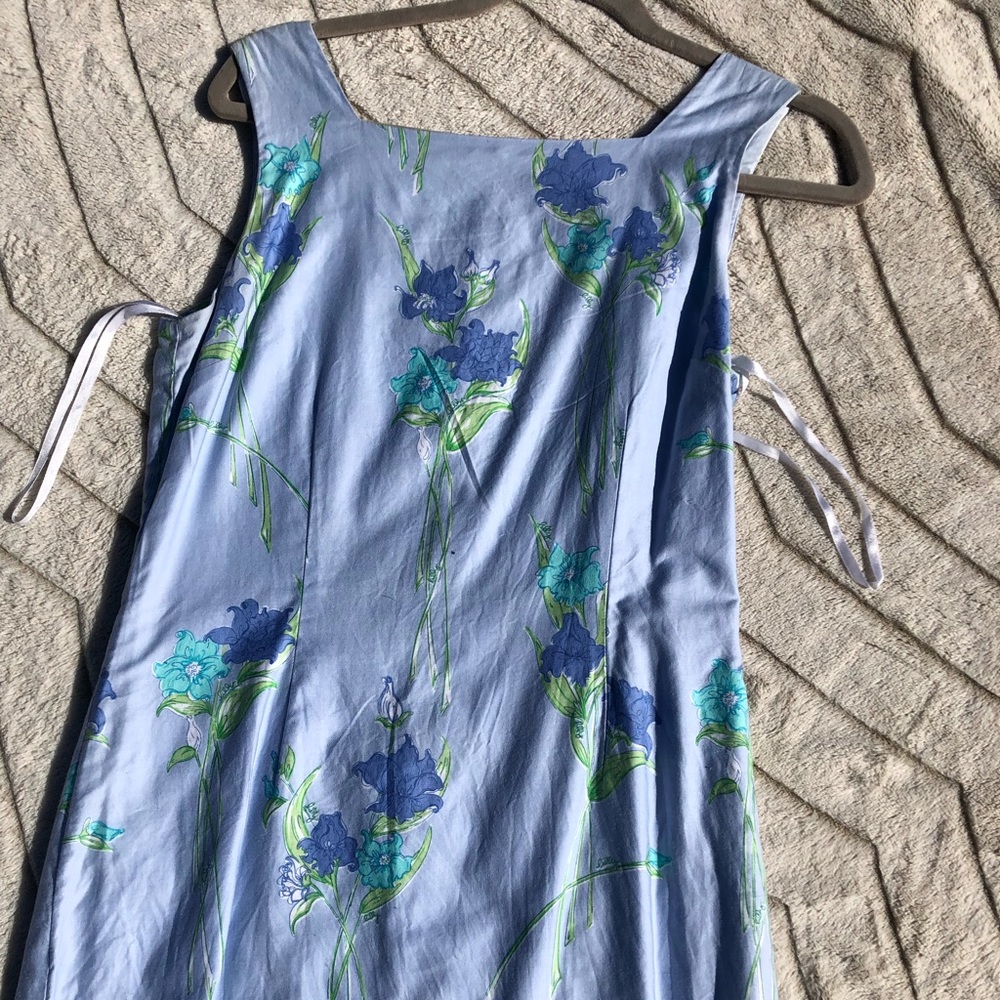 Lilly Pulitzer blue sleeveless dress